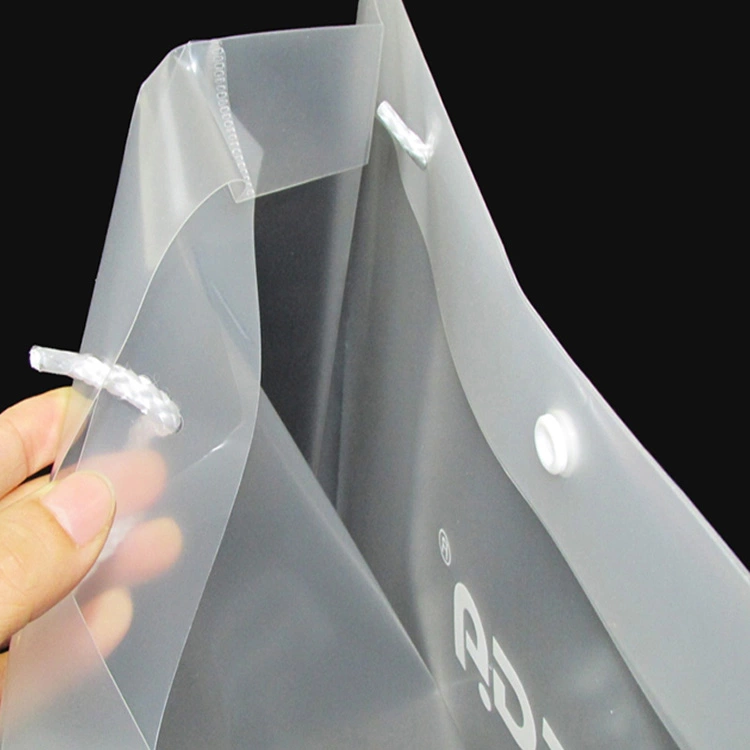 bag pacio plastig crys-t wedi'i ailgylchu