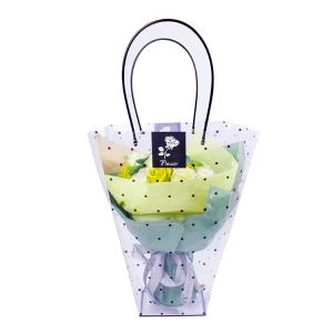 Bagiau Bouquet Blodau Clir
